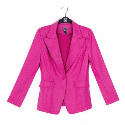 Liquid Leather™ Signature Pocket Blazer - Magenta - Final Sale! | Clara Sunwoo Trending