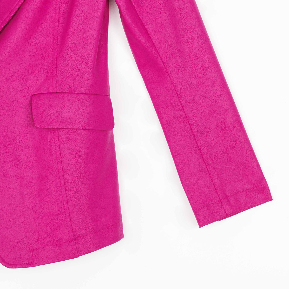 Liquid Leather™ Signature Pocket Blazer - Magenta - Final Sale! | Clara Sunwoo Trending