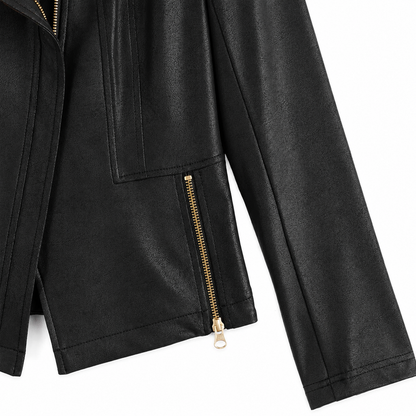 Liquid Leather™ Signature Jacket - Black | Clara Sunwoo Signature
