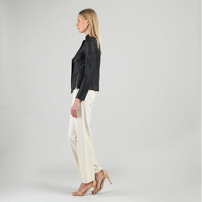 Liquid Leather™ Signature Jacket - Black | Clara Sunwoo Signature