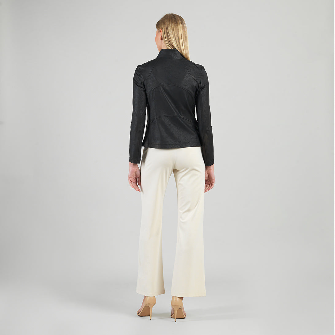 Liquid Leather™ Signature Jacket - Black | Clara Sunwoo Signature