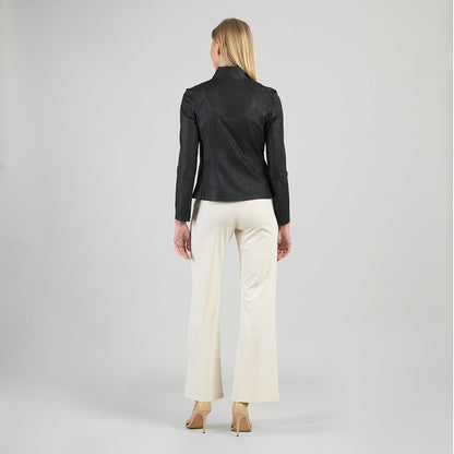 Liquid Leather™ Signature Jacket - Black | Clara Sunwoo Signature