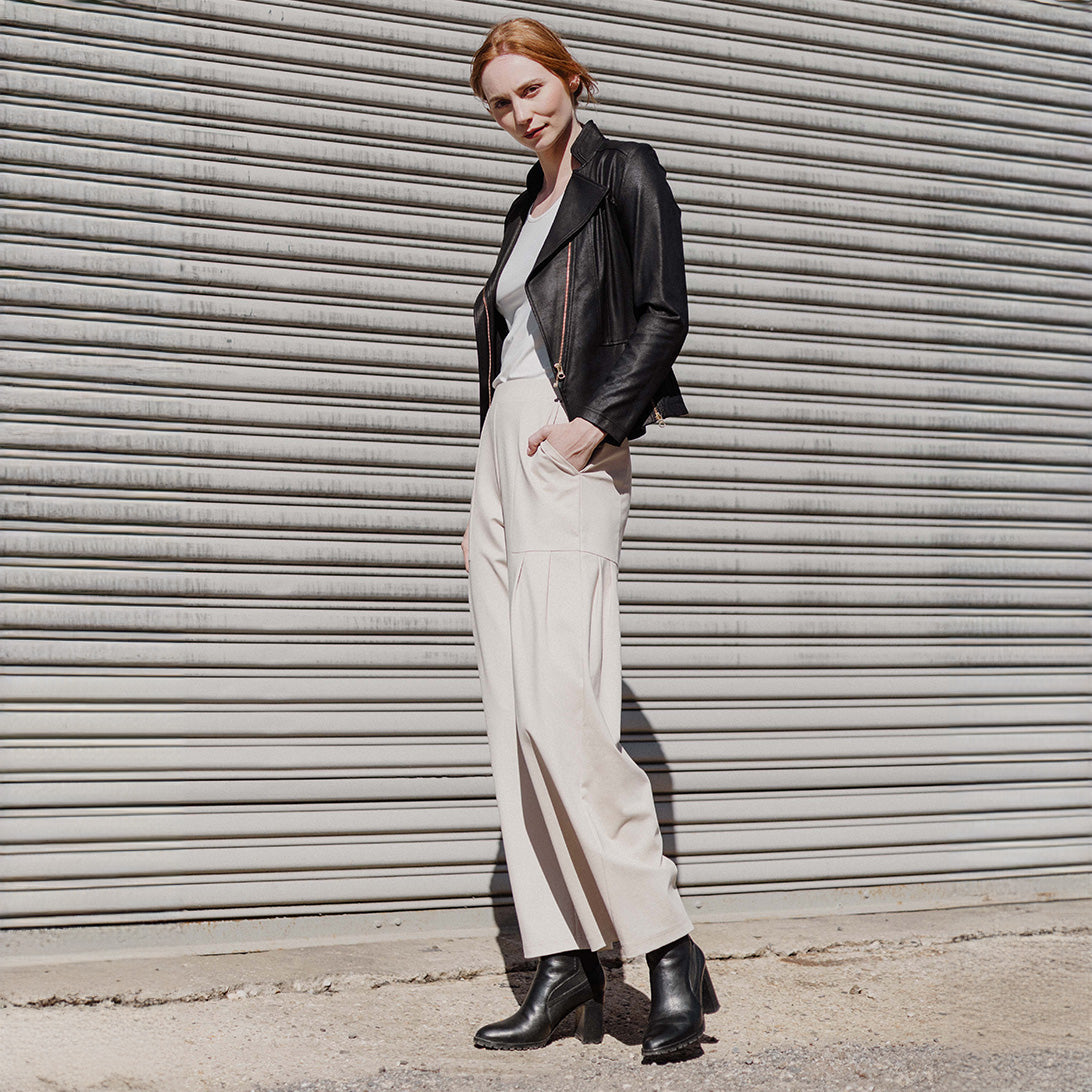 Liquid Leather™ Signature Jacket - Black | Clara Sunwoo Signature