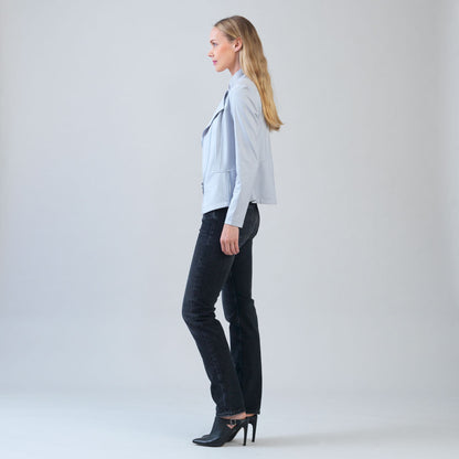Liquid Leather™ Signature Jacket - Stone - Final Sale | Clara Sunwoo Sale