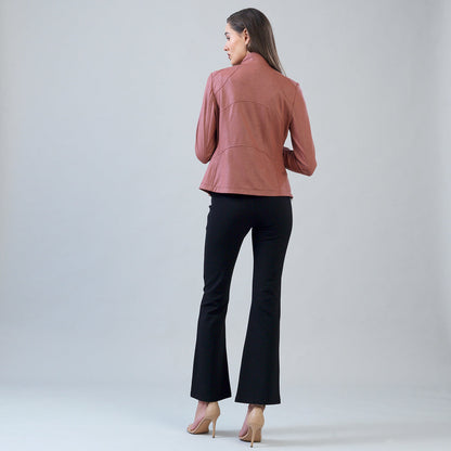 Liquid Leather™ Signature Jacket - Tan | Clara Sunwoo Latest