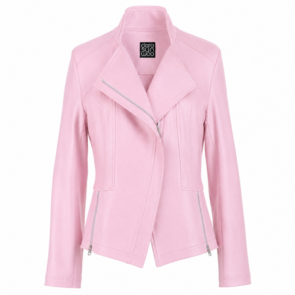 Liquid Leather™ Signature Jacket - Pink | Clara Sunwoo Best Seller