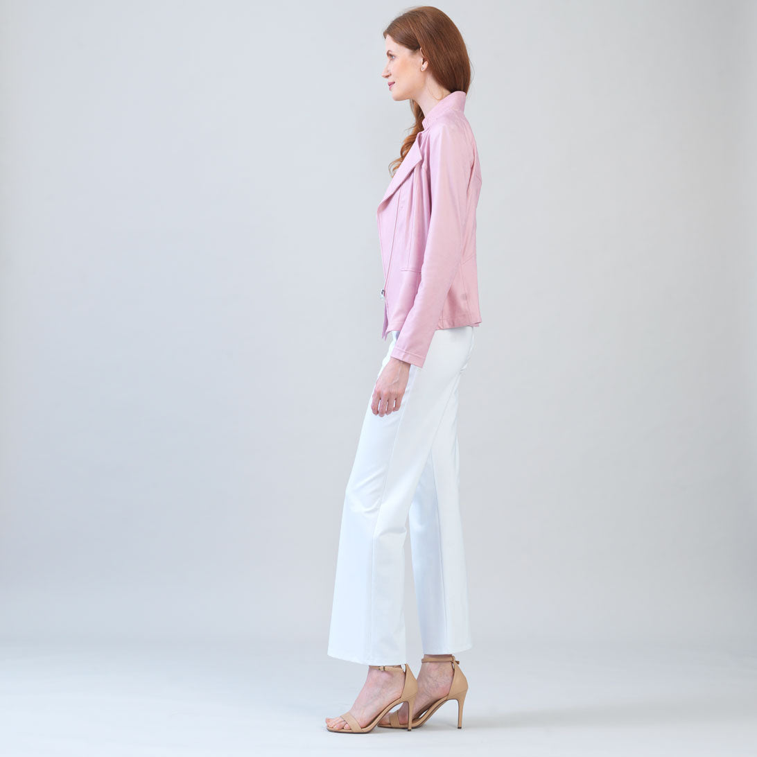Liquid Leather™ Signature Jacket - Pink | Clara Sunwoo Best Seller