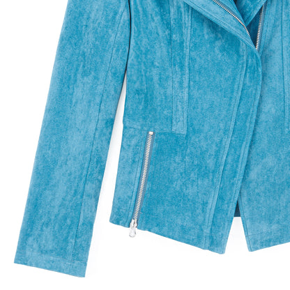Soft Suede - Signature Jacket - Ocean | Clara Sunwoo Latest