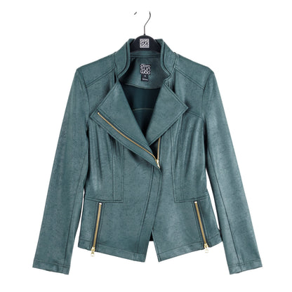 Liquid Leather™ Signature Jacket - Hunter Green | Clara Sunwoo Customer Favorite