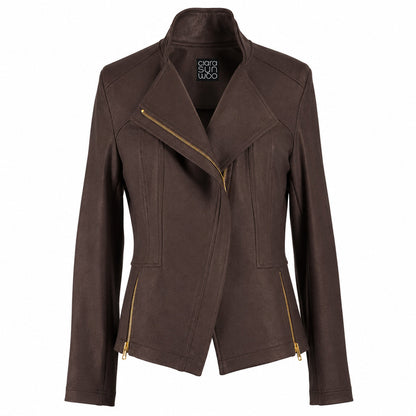 Liquid Leather™ Signature Jacket - Brown | Clara Sunwoo Recommended