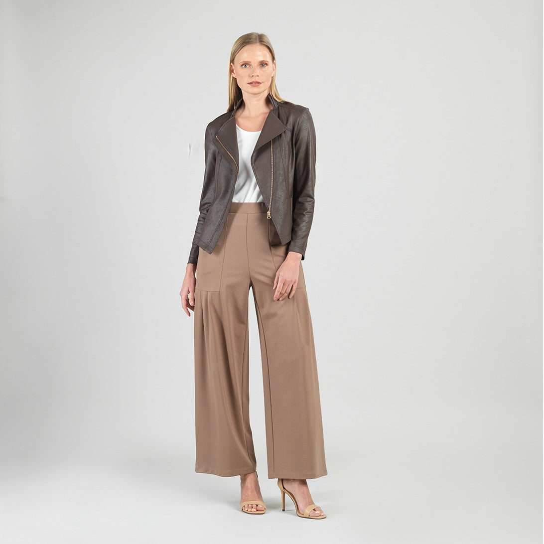Liquid Leather™ Signature Jacket - Brown | Clara Sunwoo Recommended