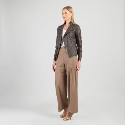 Liquid Leather™ Signature Jacket - Brown | Clara Sunwoo Recommended