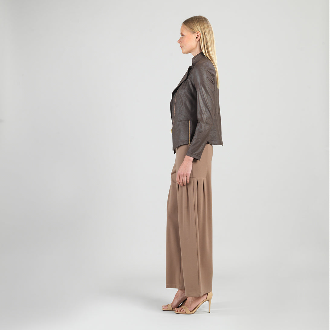 Liquid Leather™ Signature Jacket - Brown | Clara Sunwoo Recommended