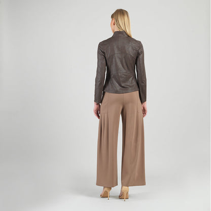 Liquid Leather™ Signature Jacket - Brown | Clara Sunwoo Recommended