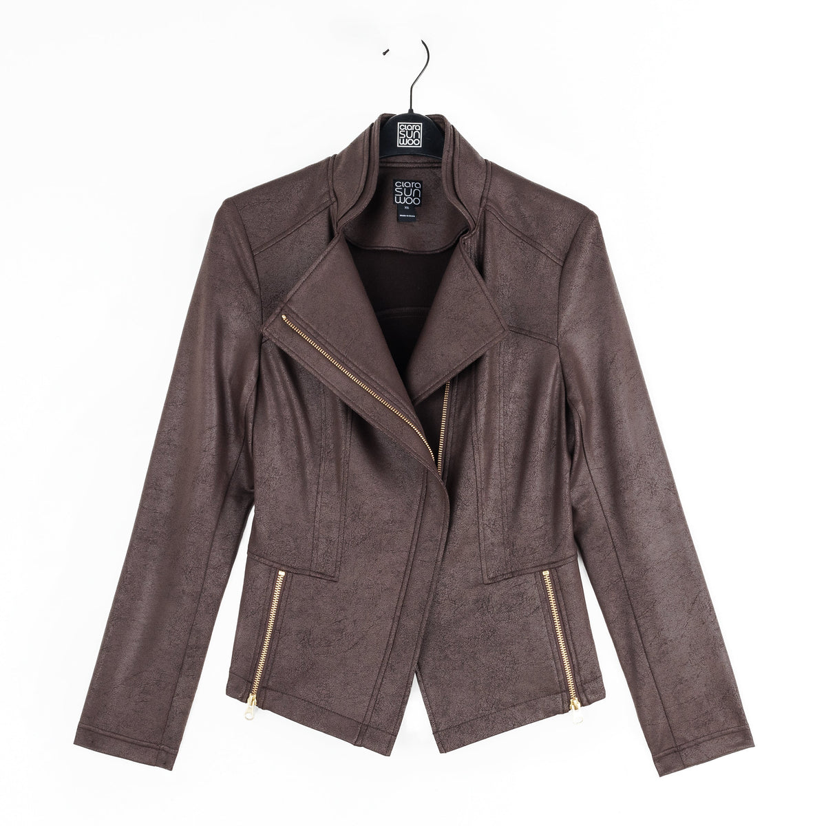Liquid Leather™ Signature Jacket - Brown | Clara Sunwoo Recommended