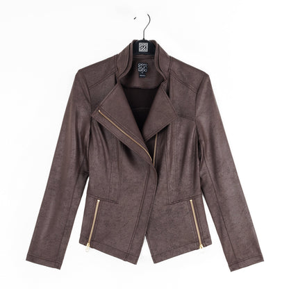 Liquid Leather™ Signature Jacket - Brown | Clara Sunwoo Recommended