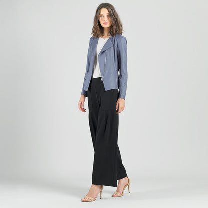 Liquid Leather™ Signature Jacket - Charcoal - Limited Sizes | Clara Sunwoo Trusted