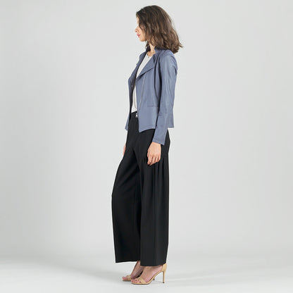 Liquid Leather™ Signature Jacket - Charcoal - Limited Sizes | Clara Sunwoo Trusted