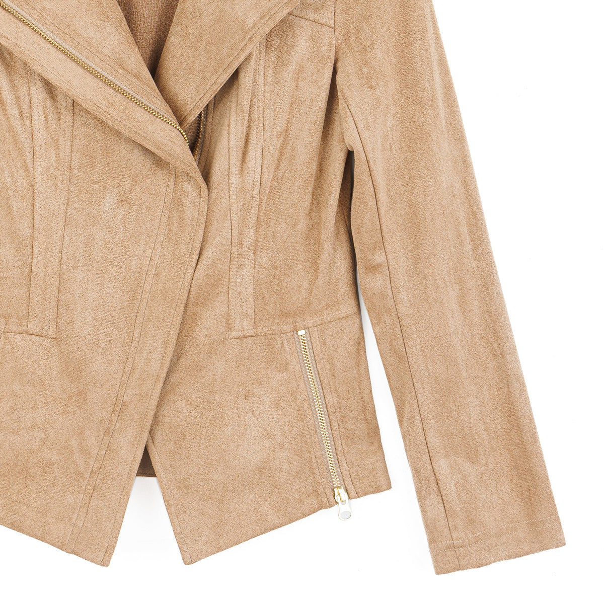 Soft Suede - Signature Jacket - Sand | Clara Sunwoo Deals