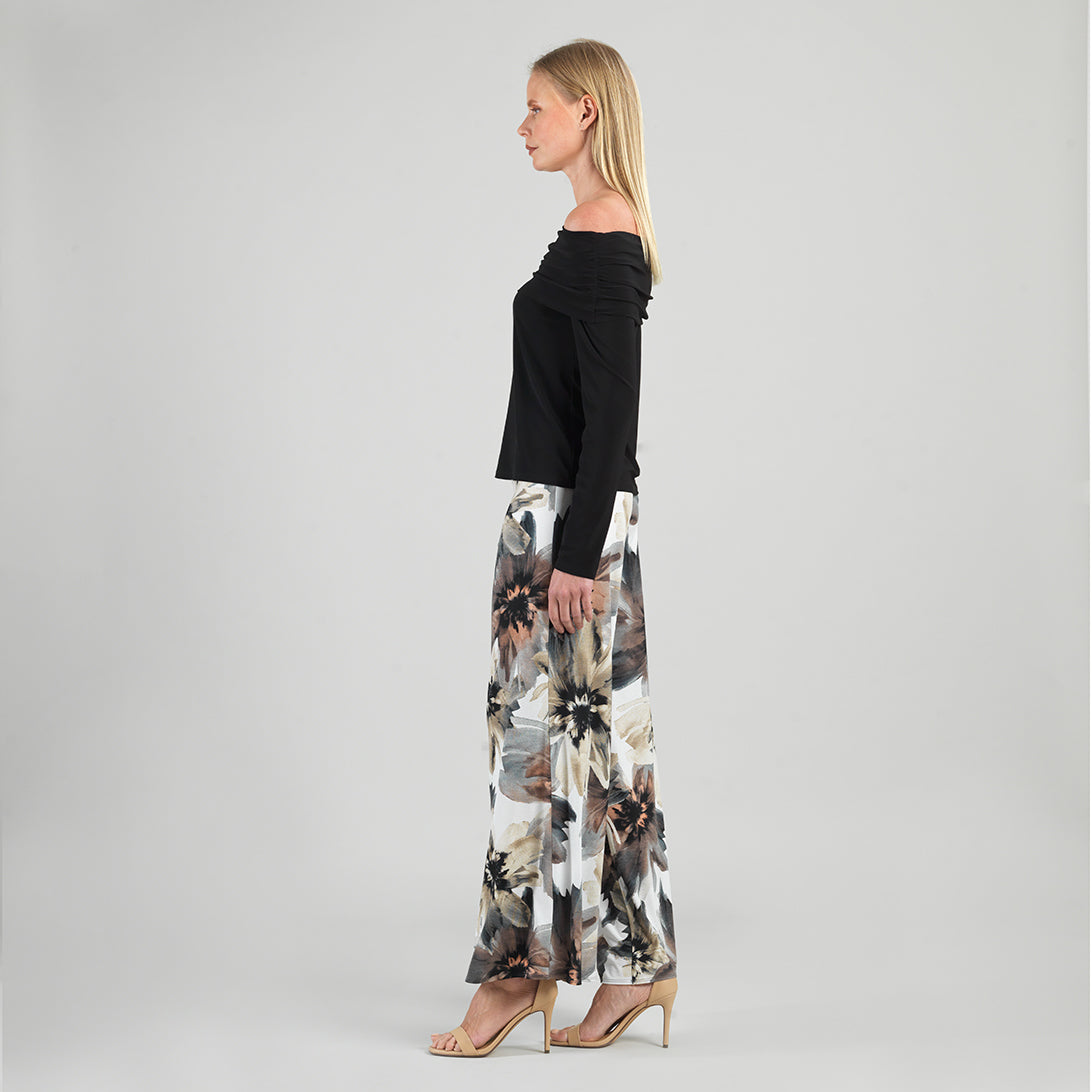Ruched Off-Shoulder Top - Black - Final Sale | Clara Sunwoo Classic