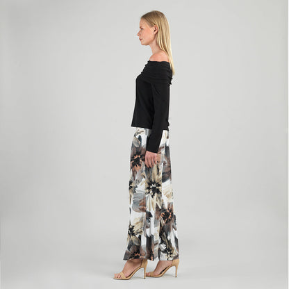Ruched Off-Shoulder Top - Black - Final Sale | Clara Sunwoo Classic