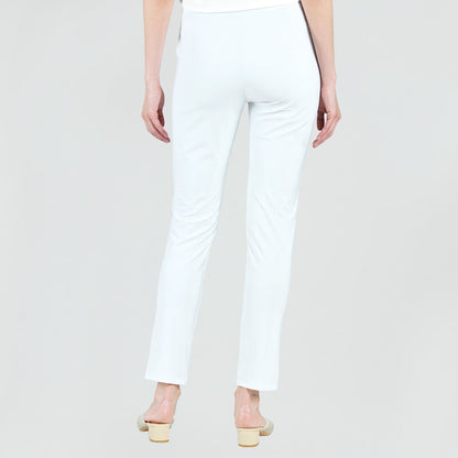Medium Knit - Straight Leg Pocket Pant - White - Final Sale | Clara Sunwoo Latest