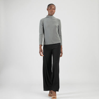 Mock Funnel Neck Top - Olive - Final Sale | Clara Sunwoo Recommended