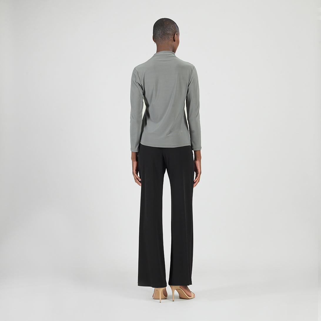 Mock Funnel Neck Top - Olive - Final Sale | Clara Sunwoo Recommended
