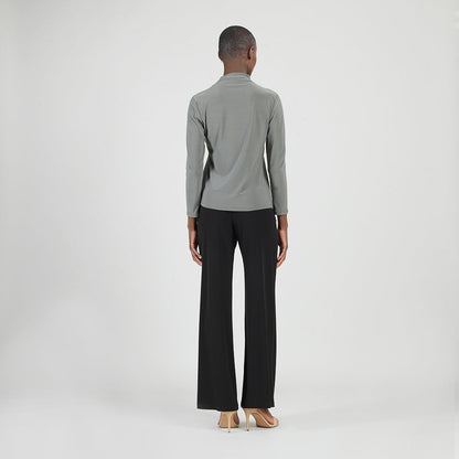 Mock Funnel Neck Top - Olive - Final Sale | Clara Sunwoo Recommended
