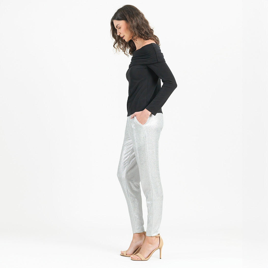 Ultra Cozy - Ruched Off-Shoulder Sweater Top - Black - Final Sale | Clara Sunwoo Customer Favorite