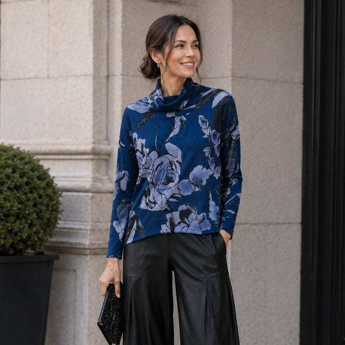 Ultra Cozy - Tipped Hem Sweater - Rose Sketch - Final Sale | Clara Sunwoo Featured