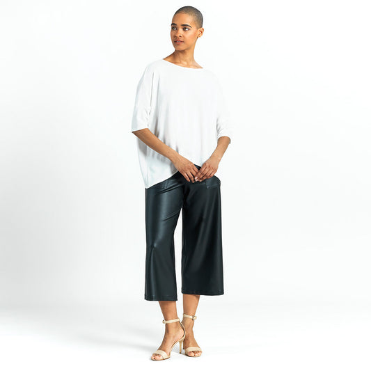 Ultra Cozy - Side Tipped Sweater Top - Ivory - Final Sale! | Clara Sunwoo Signature