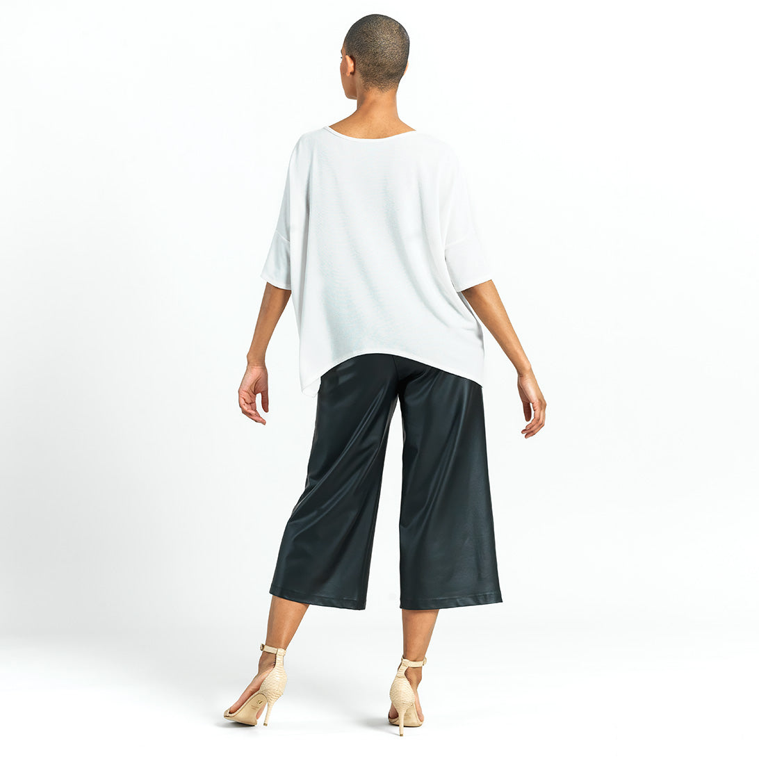 Ultra Cozy - Side Tipped Sweater Top - Ivory - Final Sale! | Clara Sunwoo Signature