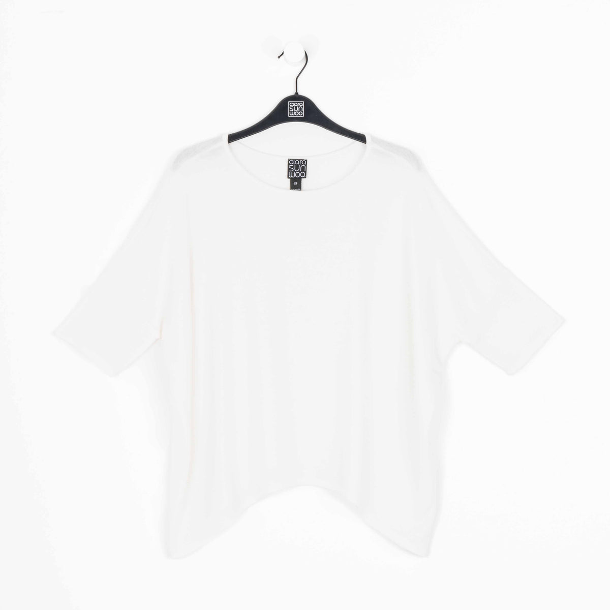 Ultra Cozy - Side Tipped Sweater Top - Ivory - Final Sale! | Clara Sunwoo Signature