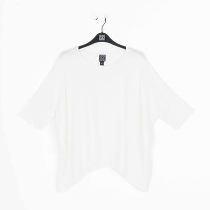 Ultra Cozy - Side Tipped Sweater Top - Ivory - Final Sale! | Clara Sunwoo Signature