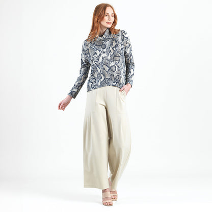 Cozy Texture - Tipped Hem Sweater - Python Scale - Final Sale! | Clara Sunwoo Trending