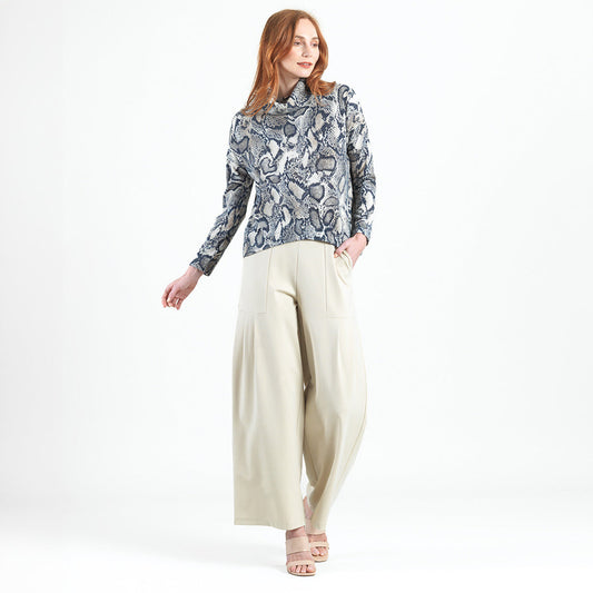 Cozy Texture - Tipped Hem Sweater - Python Scale - Final Sale! | Clara Sunwoo Trending