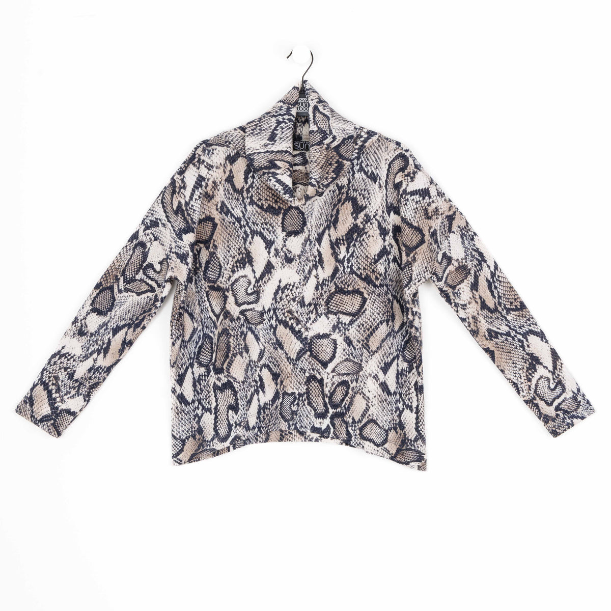 Cozy Texture - Tipped Hem Sweater - Python Scale - Final Sale! | Clara Sunwoo Trending