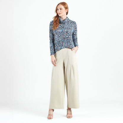 Cozy Texture - Textured Tipped Hem Sweater - Floral Puff - Final Sale! | Clara Sunwoo Featured