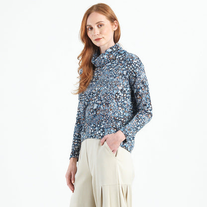 Cozy Texture - Textured Tipped Hem Sweater - Floral Puff - Final Sale! | Clara Sunwoo Featured