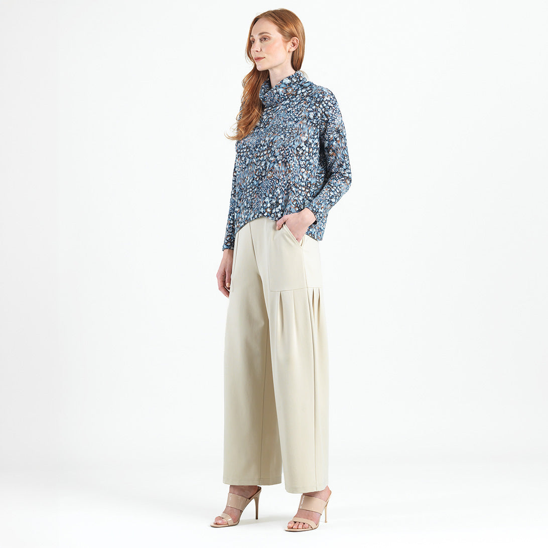 Cozy Texture - Textured Tipped Hem Sweater - Floral Puff - Final Sale! | Clara Sunwoo Featured