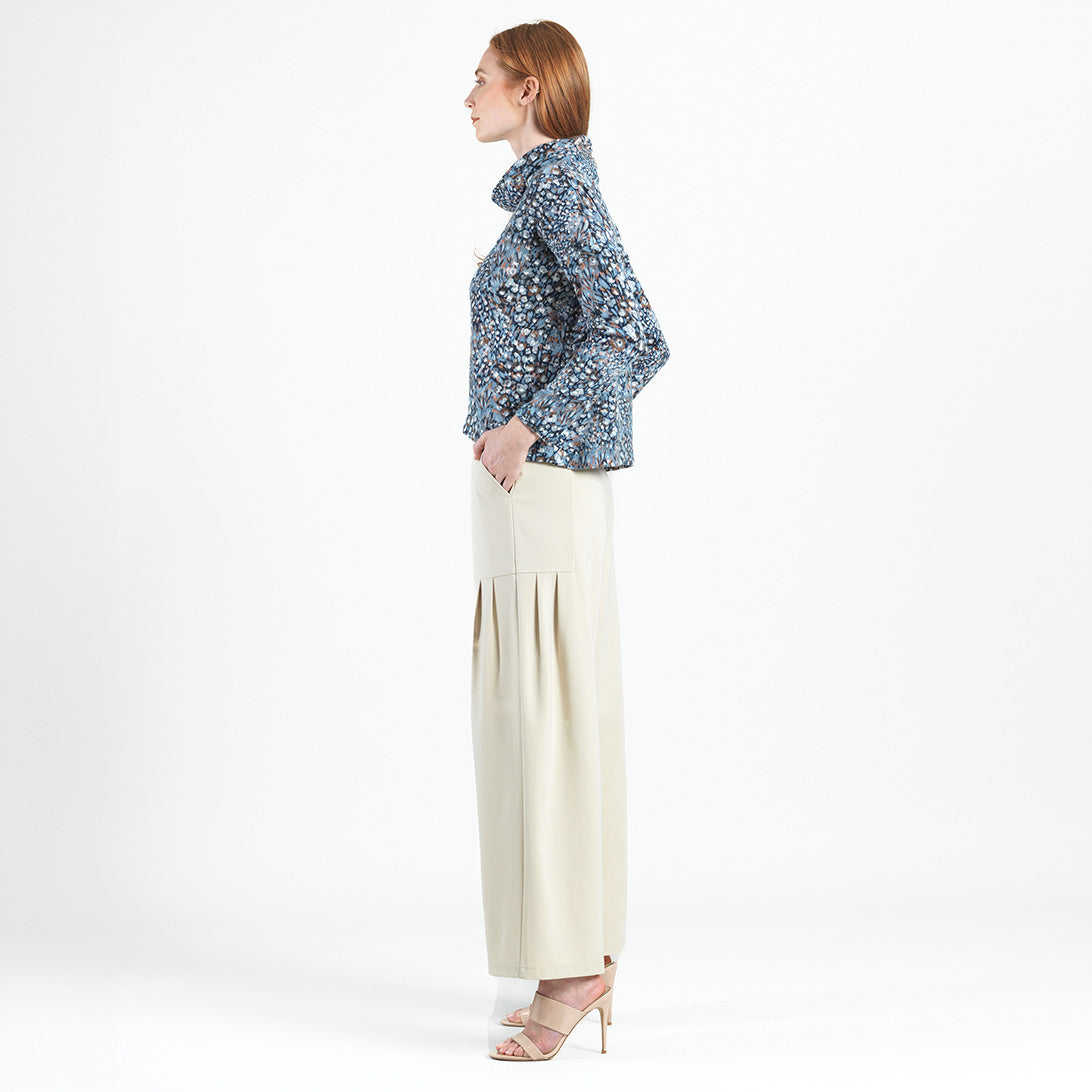 Cozy Texture - Textured Tipped Hem Sweater - Floral Puff - Final Sale! | Clara Sunwoo Featured