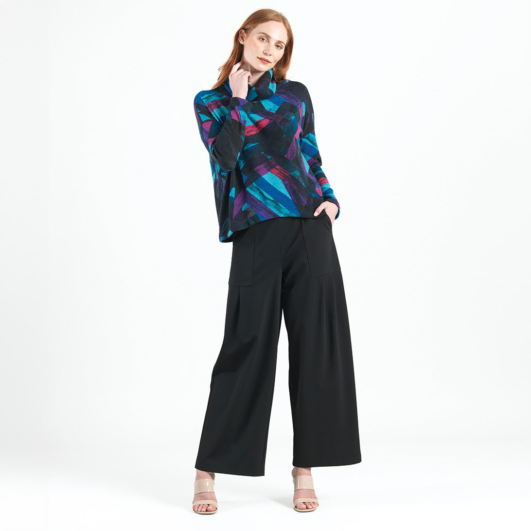 Lightweight Cozy - Tipped Hem Sweater - Ribbon Stripe - Final Sale! | Clara Sunwoo Discount