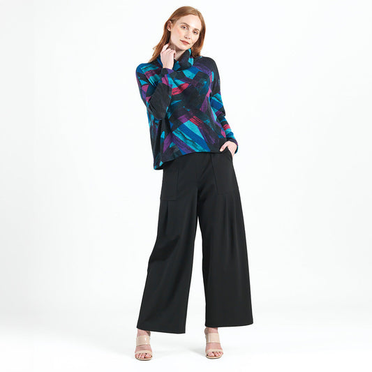 Lightweight Cozy - Tipped Hem Sweater - Ribbon Stripe - Final Sale! | Clara Sunwoo Discount