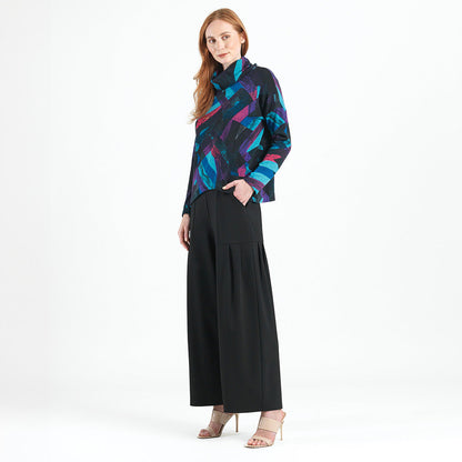 Lightweight Cozy - Tipped Hem Sweater - Ribbon Stripe - Final Sale! | Clara Sunwoo Discount