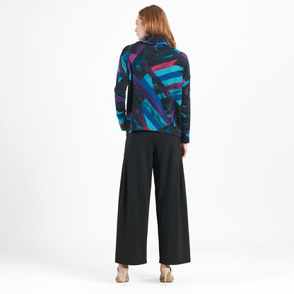Lightweight Cozy - Tipped Hem Sweater - Ribbon Stripe - Final Sale! | Clara Sunwoo Discount