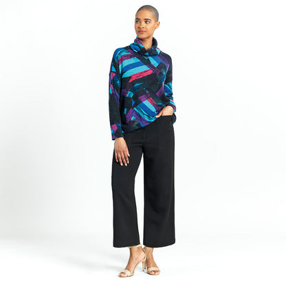 Lightweight Cozy - Tipped Hem Sweater - Ribbon Stripe - Final Sale! | Clara Sunwoo Discount