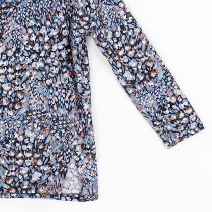 Cozy Texture - Textured Vented Sweater Tunic - Floral Puff - Final Sale | Clara Sunwoo Quality
