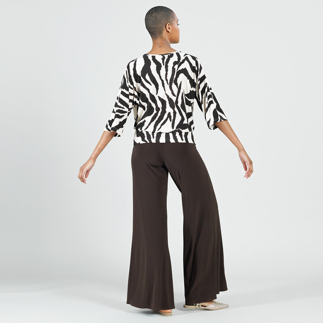 Cozy Knit - Side Tie Sweater Top - Zebra - Final Sale | Clara Sunwoo Discount