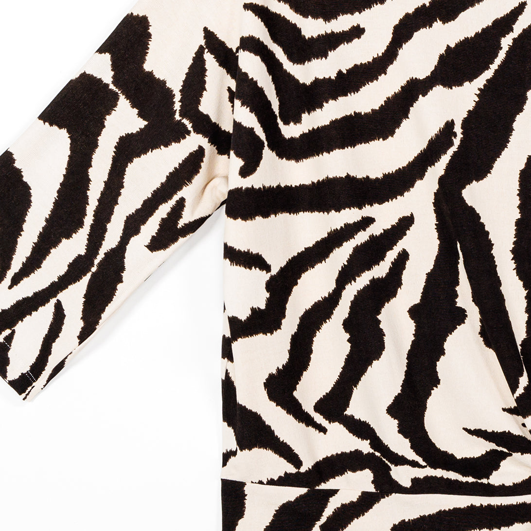 Cozy Knit - Side Tie Sweater Top - Zebra - Final Sale | Clara Sunwoo Discount